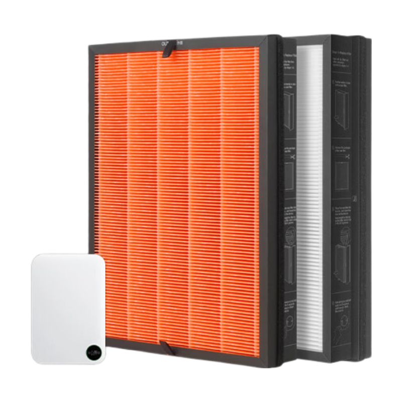 Dingzikonqi Compatible with Xiaomi Zhimi New Air System Filter Cartridge, Medium-Efficiency High-Efficiency Wall-Mounted Purifier, Efficient Filter Mesh