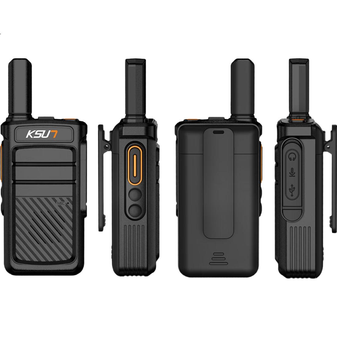 Рация KSUN TFSI X12, пара, 5 Вт, UHF, 16 каналов, дальность до 6 км, Li-Ion аккумулятор 3000 мАч, защита IP54