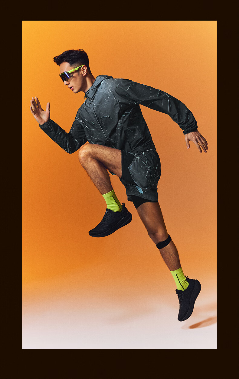Xtep 2000KM PRO Men's Running Shorts Fake Two-in-One Breathable Quick-Dry Sports Training Five-Point Pants 14