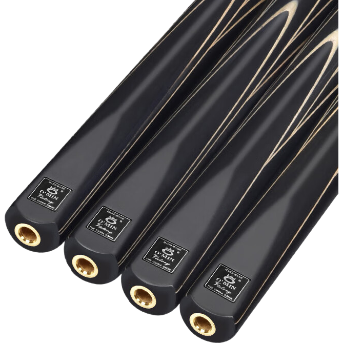 Aomi New Generation Champion Small Head Cue Snooker 8-Ball Chinese Black 8 Pool Cue Split Type