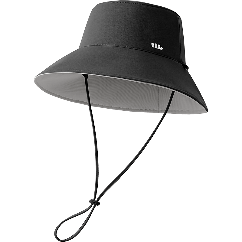 Beneunder Women's Reversible Fisherman Hat Sun Protection UV Face Covering AL501 Dusk Black