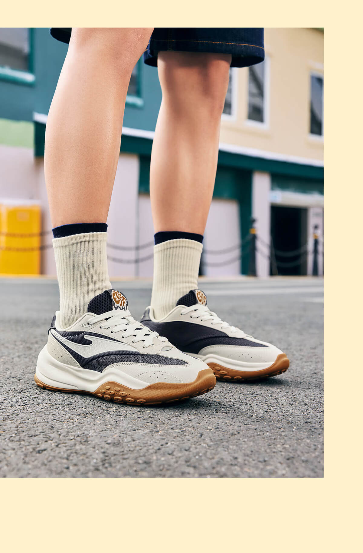 ERKE Casual Shoes 26 New A-Gan Style Versatile Sports Shoes Soft and Comfortable Men's Casual Shoes | Cheese 2.0 12