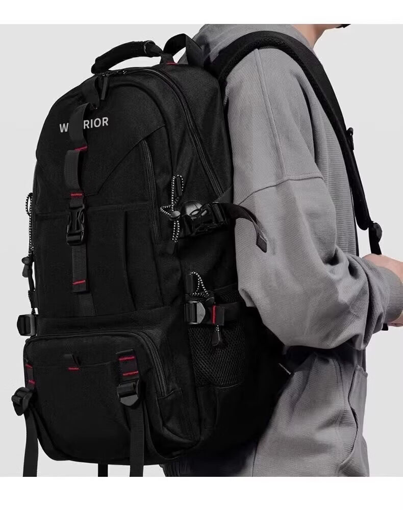 Warrior Outdoor Hiking Backpack Men's Large Capacity Sports Bag Extra Large Mountaineering Travel Bag Cycling Climbing Tourism Bag 25