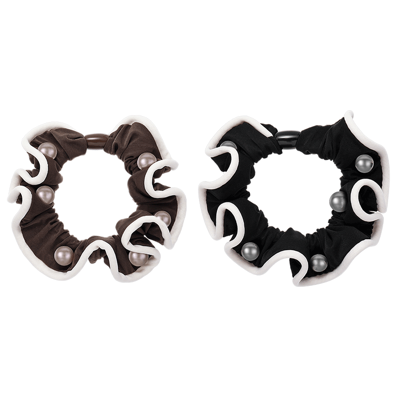 Royal Sasa Pearl Imitation Hair Tie Set Simple High-End Small Elastic Hair Bands Damage-Free Hair Elastics
