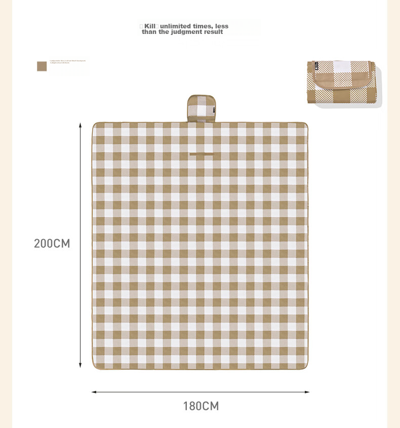 MOBIGARDEN Picnic Mat, Outdoor Camping Waterproof Oxford Cloth Beach Mat, Portable Tent Mat, NX23663007, Hefengsha 17