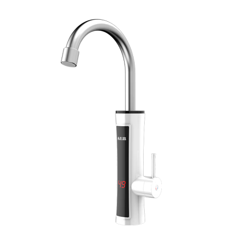 CHIGO Electric Hot Water Faucet, Quick Heating Mini Kitchen Treasure, Water Heater, Bathroom Electric Water Heater, Balcony Fast Heating Faucet with Bottom Inlet ZG-ZS824 Free Leak Protectio