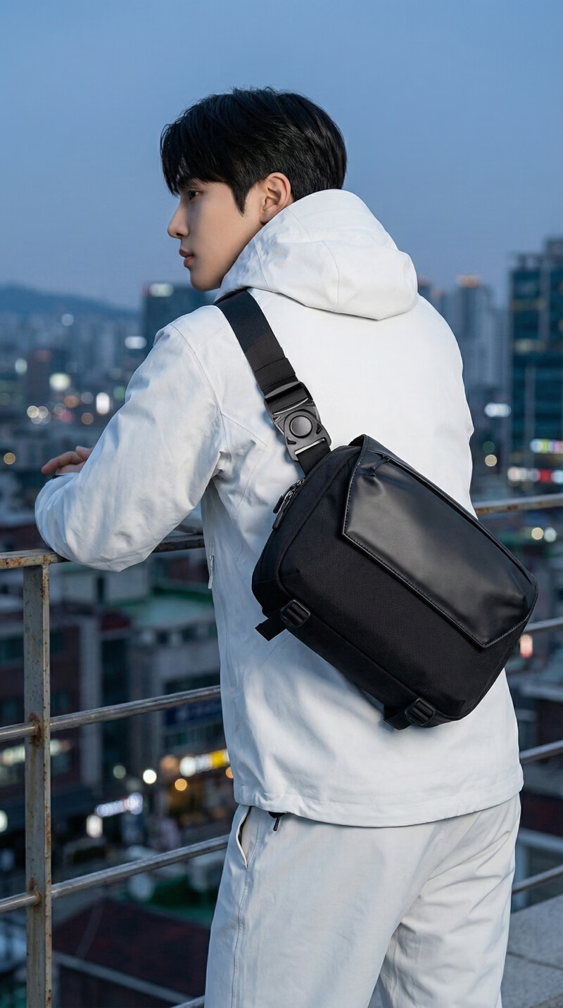 JD Jingzao Explorer Pro Crossbody Chest Bag Waist Bag Shoulder Bag for Men and Women Tablet Switch Portable Messenger Bag 13
