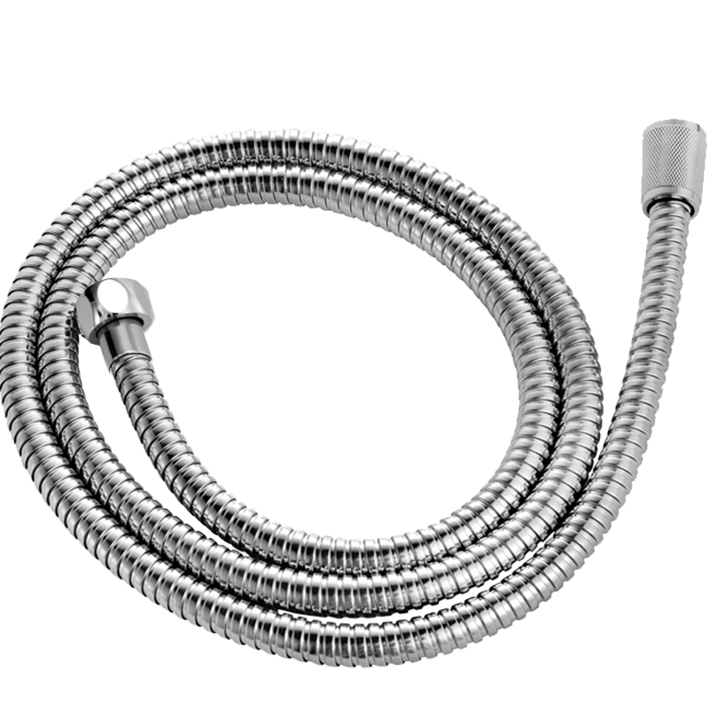 JOMOO Stainless Steel Braided Hose, Shower Hose with Double Clamps, High Temperature Resistant Shower Head Hose, 2 Meters, H2101