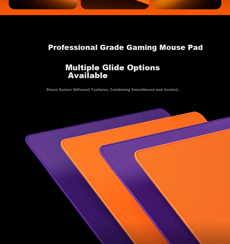 Rapoo VP1 Gaming Mouse Pad Competitive FPS CSGO/Valorant/Operation Delta Mouse Pad Rubber Base Rough Surface VP1-W Blue Purple (Wind) 3