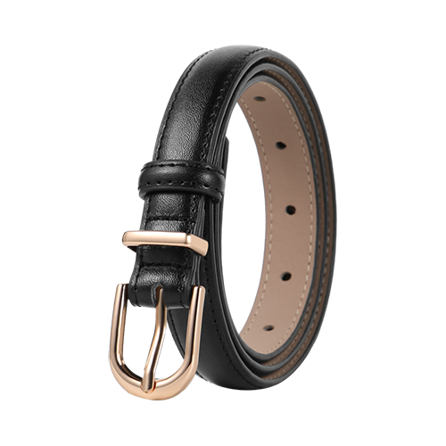 CARTELO Women's Leather Belt, Korean-Style Decorative Casual Cowhide Waistband, Simple Versatile Pin Buckle Trouser Belt, Girlfriend Gift