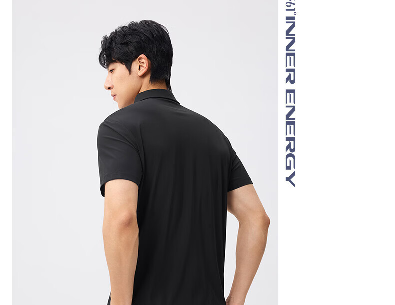 361° Men's Short Sleeve Polo Shirt Spring Summer Sports Casual Sun Protection Cooling Top 652624104-5 33