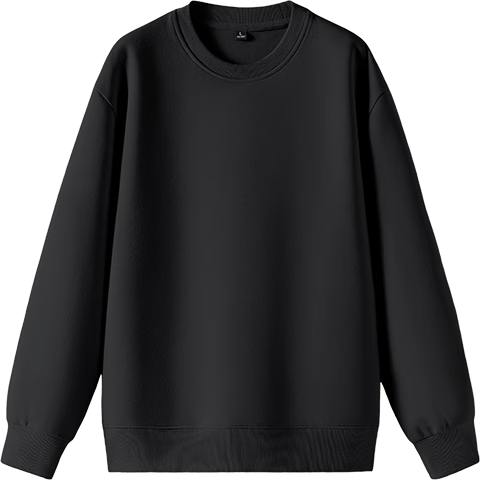 Baleno Crew Neck Sweatshirt for Men, Autumn Youth Cotton Heavyweight Loose Long-Sleeve Top, Casual Versatile Outerwear for Me