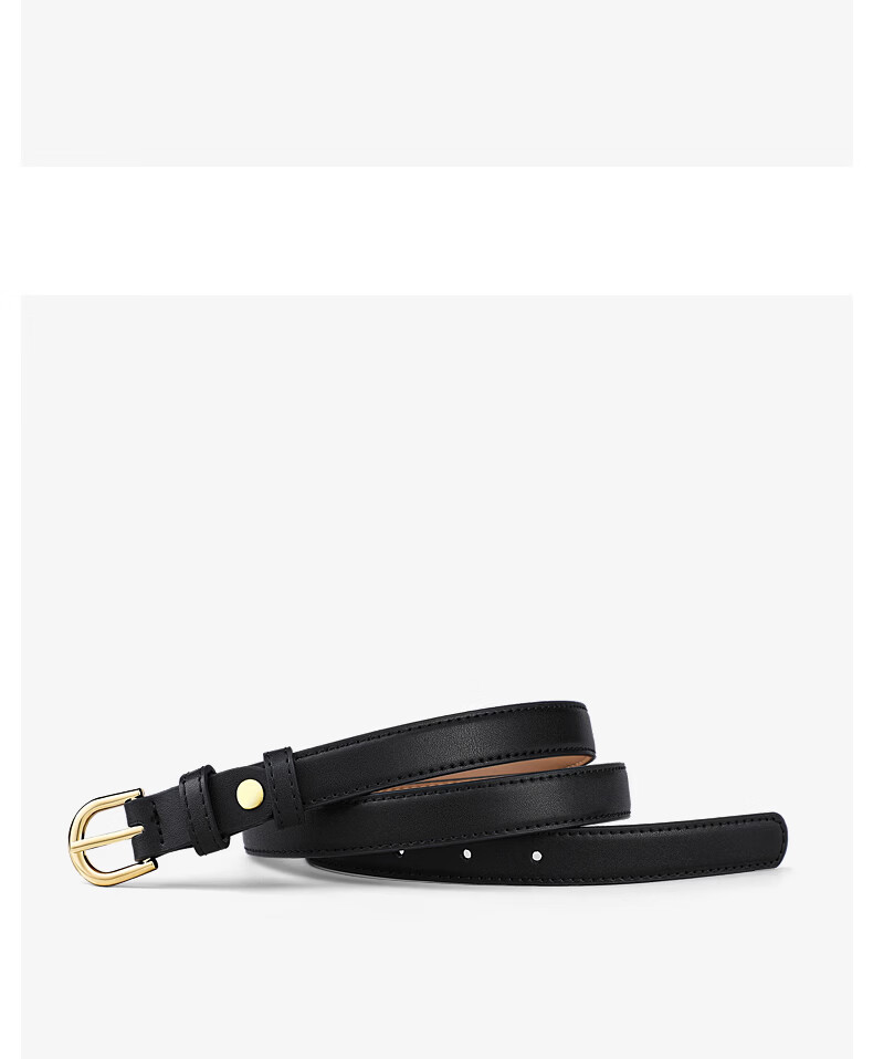 Viney Women's Genuine Leather Slim Waist Belt Decorative Skirt Belt Pin Buckle Luxury Casual Jeans Belt Birthday Gift 6