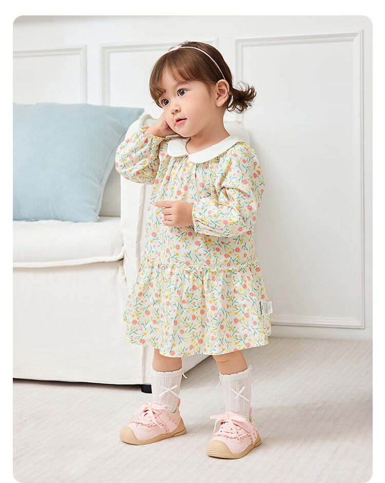 Balabala [balaOne] Kids Children's Dress Girls 2026 Spring Printed Short Skirt 13