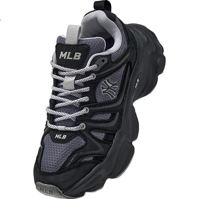 Кроссовки унисекс MLB Wave Dad Sneakers, версия Zhang Linghe Star Edition, спортивные, 3ASHCC35N-50BKS