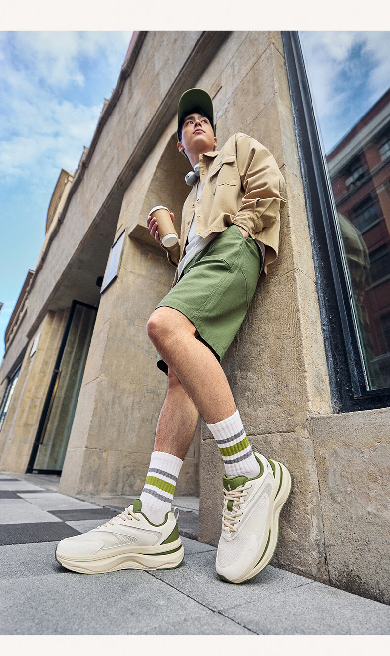 ERKE 2026 New Comfortable Thick-Soled Dad Sneakers Soft Elastic Versatile Casual Shoes Wei Yang 3 21