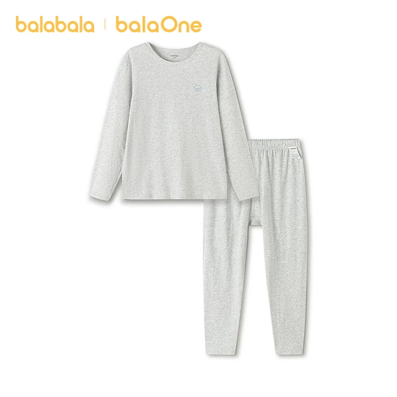 Balabala Kids Children's Underwear Set 2026 Spring Autumn New Boys' Long Johns Cotton Soft Baby Pajamas