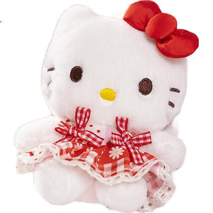 Мягкая игрушка Hello Kitty, брелок-кукла, подвеска для рюкзака, подарок на День Святого Валентина