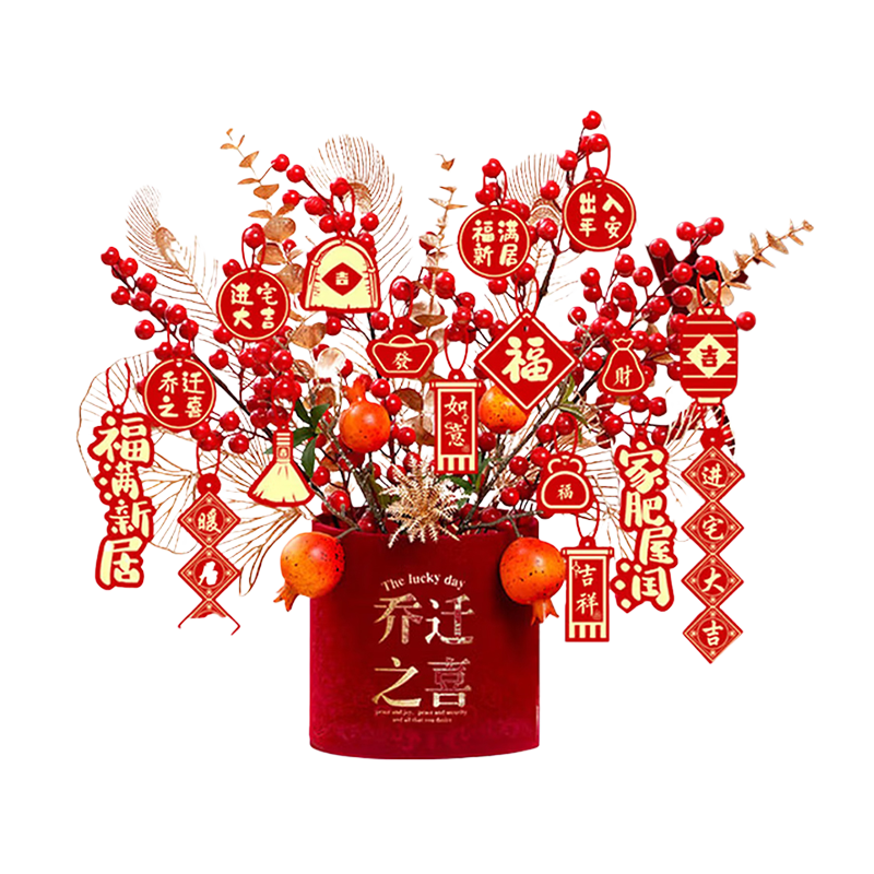Jianyi Shijia 2026 New Year Decoration Housewarming Moving-In Ceremony Full Set Spring Housewarming Blessing Bucket