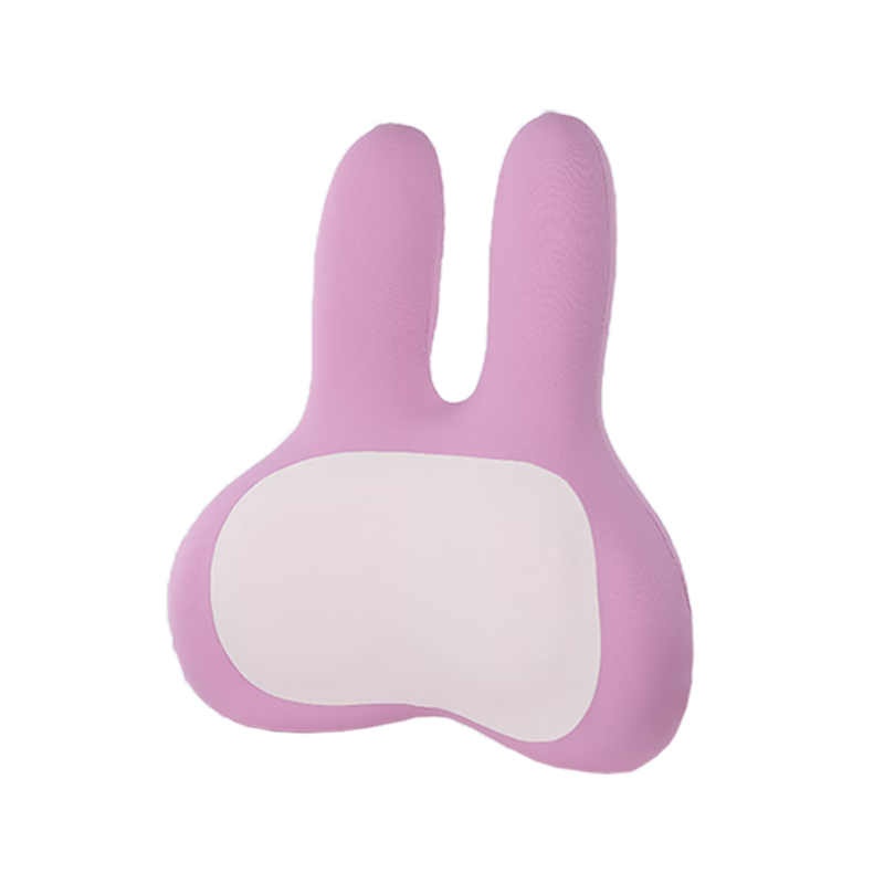 MINISO Rabbit Lumbar Support Neck Pillow Waist Cushion Car Headrest Office Nap Pillow Tesla Purple