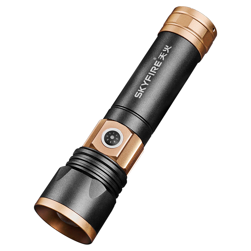 Tianhuolonghui High-Power Rechargeable Outdoor Flashlight Ultra-Bright Portable Long-Lasting Survival Large Capacity