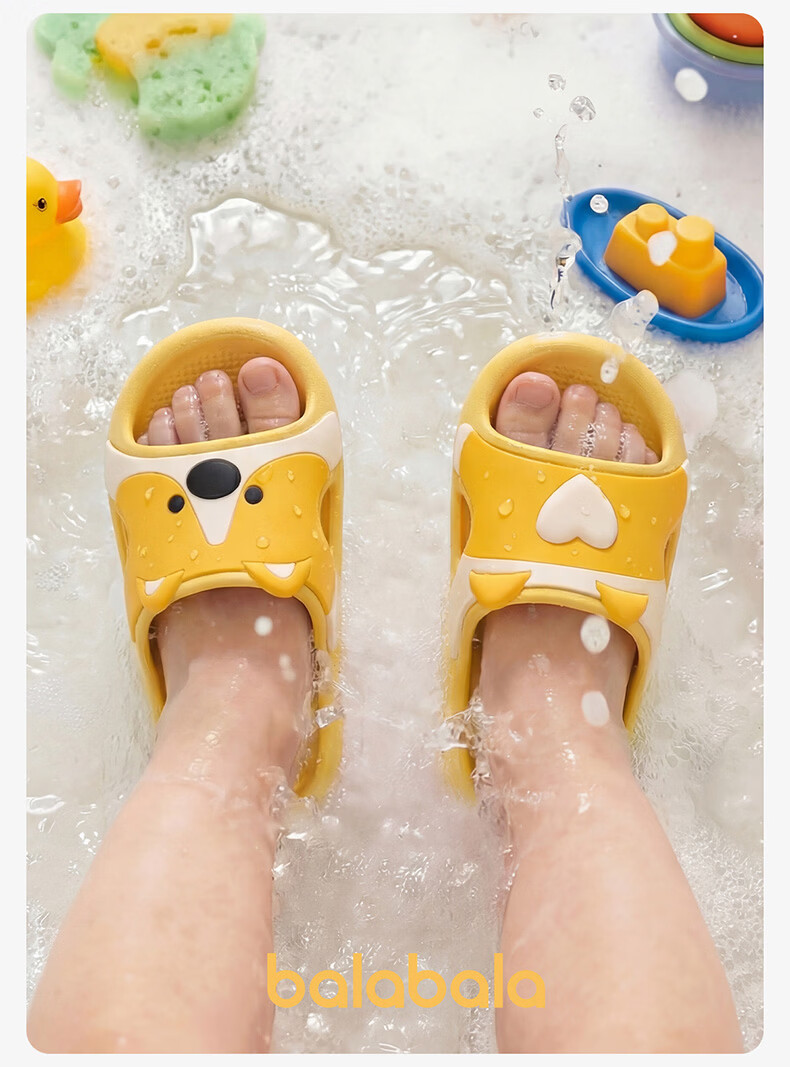 Balabala Kids Cartoon Summer Indoor Bathroom Cute Boys Girls Slippers Sandals for Older Children 21