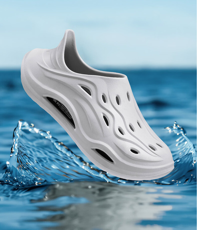Warrior Official Men's Hollow-out Shoes 2026 Summer Outdoor Sandals Fully Covered Water Shoes Black Size 40 19