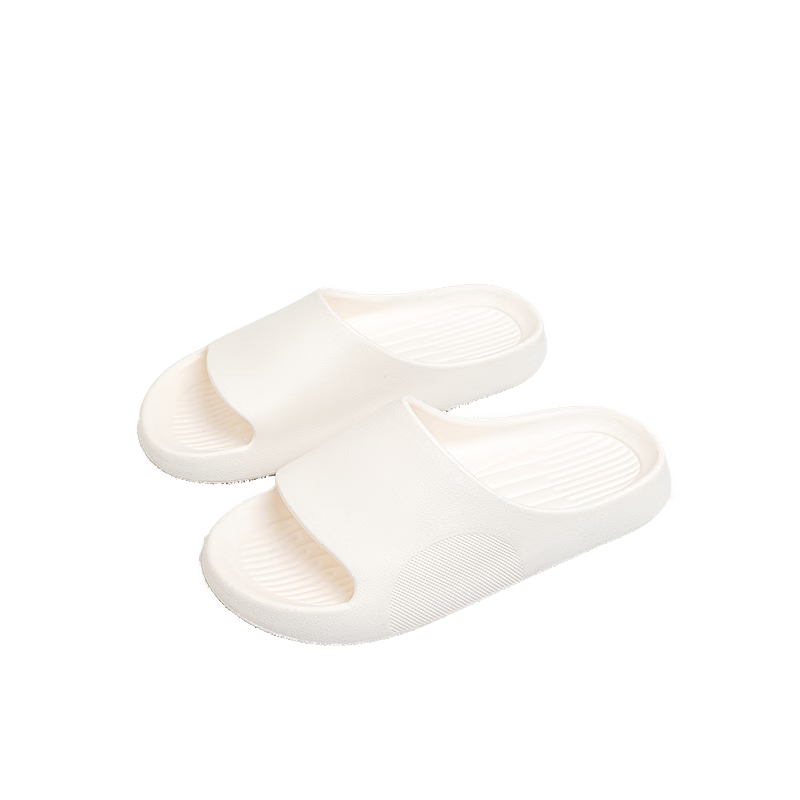 Banzhulin Slippers for Women, Couples' Home And Travel Lightweight Non-Slip Bathroom EVA Sandals, Thin Sole Style - Pink Women's Size 38-39