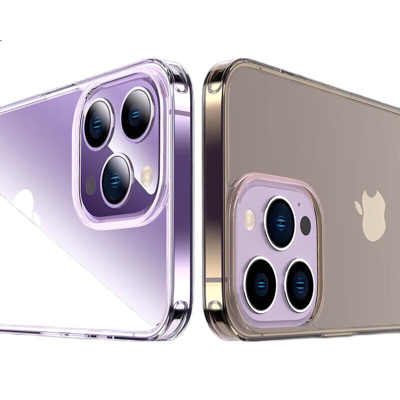 Прозрачный чехол BIAZE для Apple iPhone 15 Pro, полный охват, защита от падения, тонкий, ощущение голого телефона