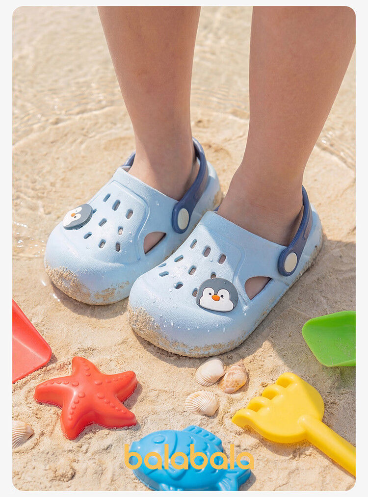 Balabala Boys' Summer Hollow-out Shoes Girls' Soft Sole Slippers Children's Indoor Slippers Toddler Beach Shoes Outdoor Wear 21