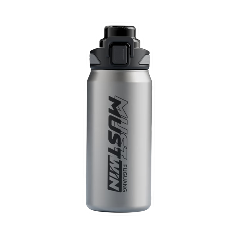 Fuguang Insulated Water Bottle Men's Large Capacity Outdoor Sports Cup One-Button Flip Lid Retractable Straw Tea Infuser Cup