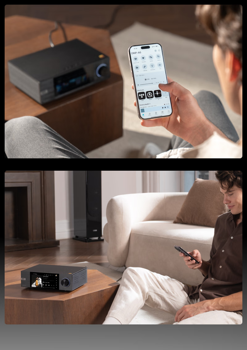 EVERSOLO DMP-A6 Gen 2 Streaming HiFi Music Player DAC Integrated High-Fidelity DSD Decoder [Dual ES9038Q2M] 12