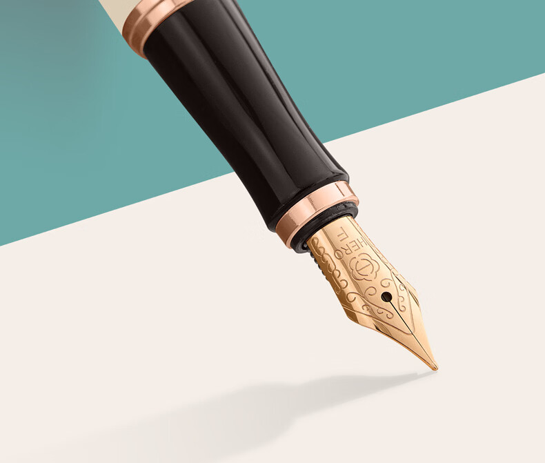 HERO Fountain Pen, New Year Gift Box Shaohua Series - Magnolia Flower Men's And Women's Business Personalized Signature Iridium Gold Pen Gift High-End Ink Set White 9