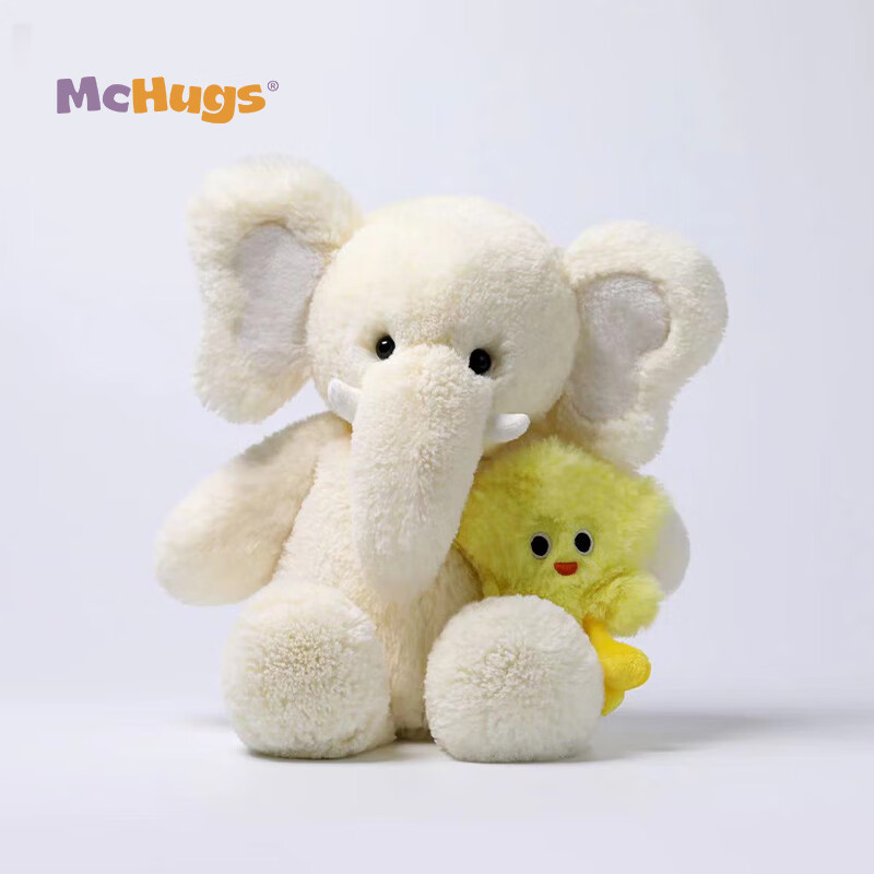 MCHUGS Star Elephant Plush Comfort Toy Pillow Kids' Day Gift Girls' Birthday Present 18cm