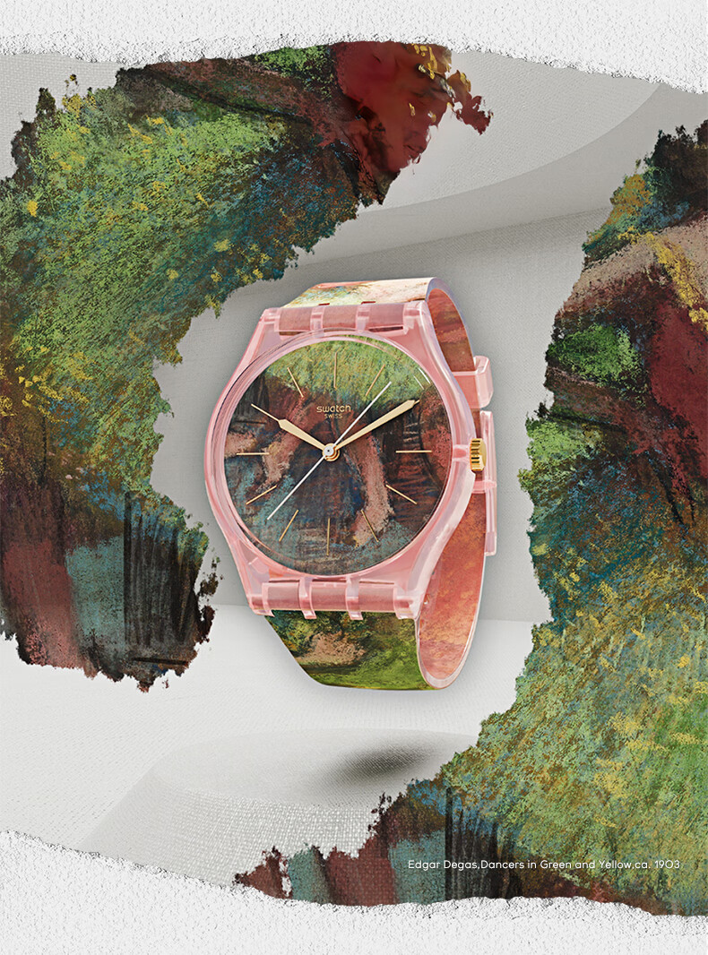 Swatch Swiss 26th Anniversary New Museum Collaboration Color-Changing Watch Graduation Gift for Girlfriend Trendy Unisex Quartz Watch 6