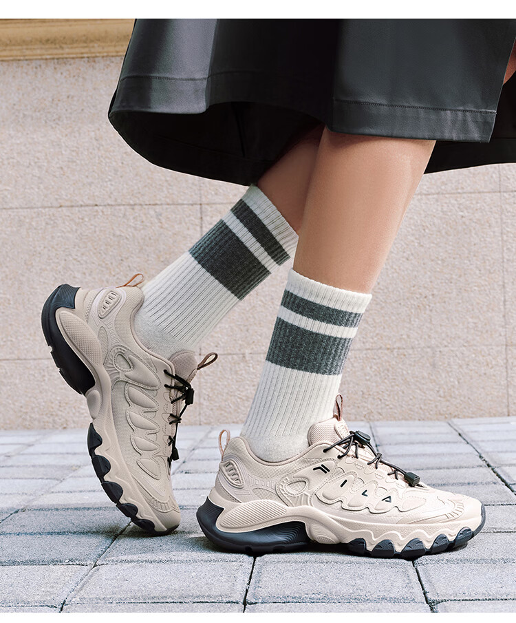 FILA Official Women's Mushroom Dad Sneakers 2026 Spring Casual Sports Shoes 20