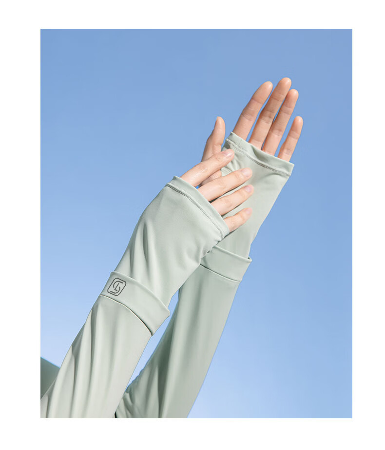 Langsha Ice Silk UV Protection Arm Sleeves for Men and Women Summer Outdoor Driving Cycling Cooling Sleeve Covers 18