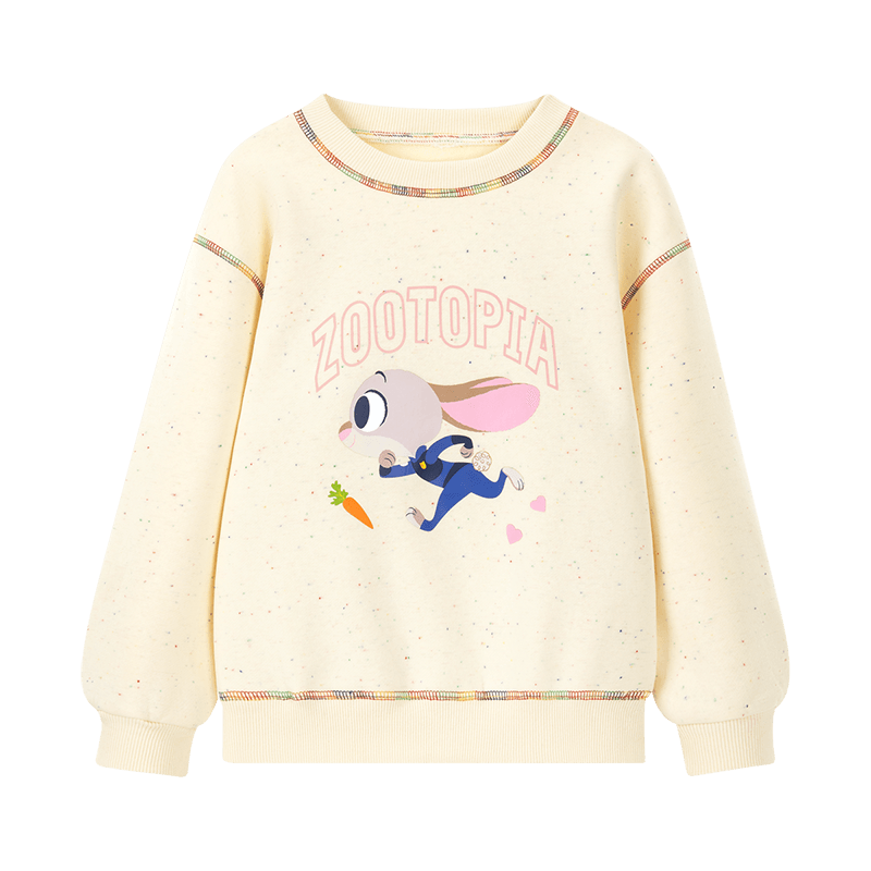 Disney Girls' Zootopia Sweatshirt Stylish Spring Pullover for Kids ZL160119 Navy Blue Size 120