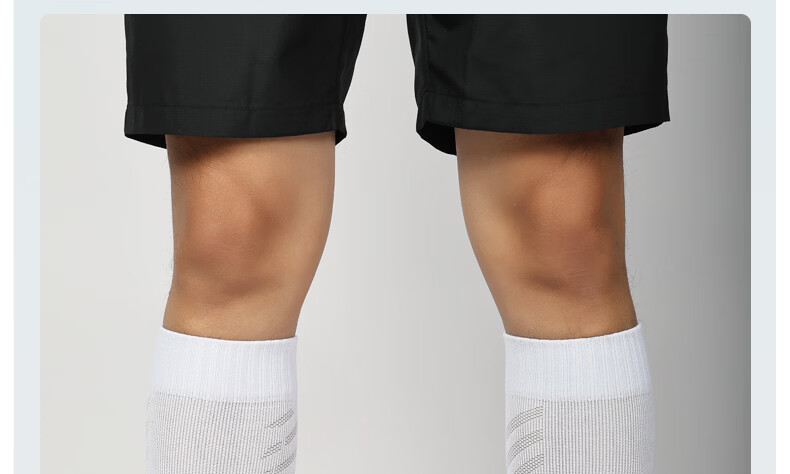 Li-Ning Football Socks Long Tube Adult Children Silicone Professional Match Anti-Slip Breathable Compression Shin Guard Sleeves Black M 23