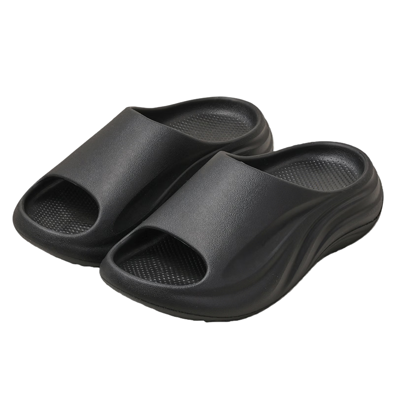 Mercury Home Textiles Men's Sports Slippers New Summer Beach Thick Sole Non-Slip Soft Indoor Shower Sandals
