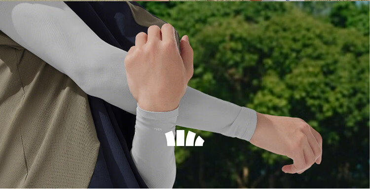 Beneunder Ice Silk Cooling Arm Sleeves for Men, UV Protection Cycling Arm Covers AL375 Summer New Style 2