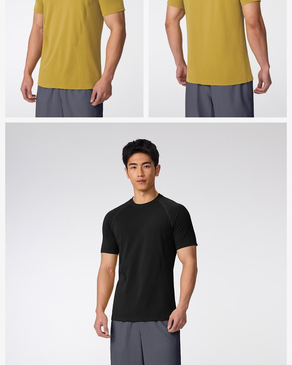 Keep New Quick-Dry Men's Sports Short Sleeve T-Shirt Summer Fitness Moisture-Wicking Breathable Running Shirt 0721 10