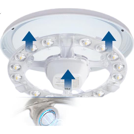 Светодиодная панель FSL Foshan Lighting, 12 Вт, белый свет, магнитное крепление, без сверления, 150x150 мм
