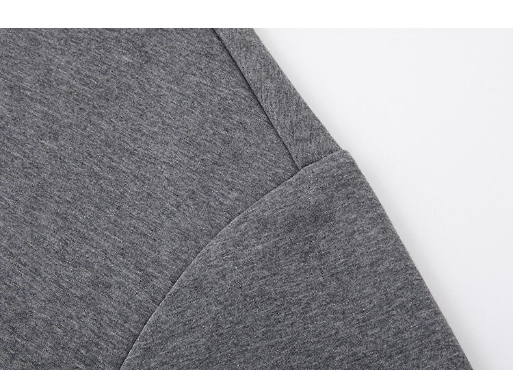 Demana [Comfort Elastic Air Layer] Spring Design Three-Button Spliced Fake Two-Piece Small Female Sweatshirt 13