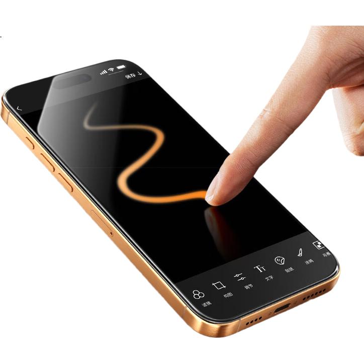 Защитное стекло LLUNC для Apple iPhone 17 Pro Max, противоударное, антибликовое, полноэкранное покрытие, 2 шт.