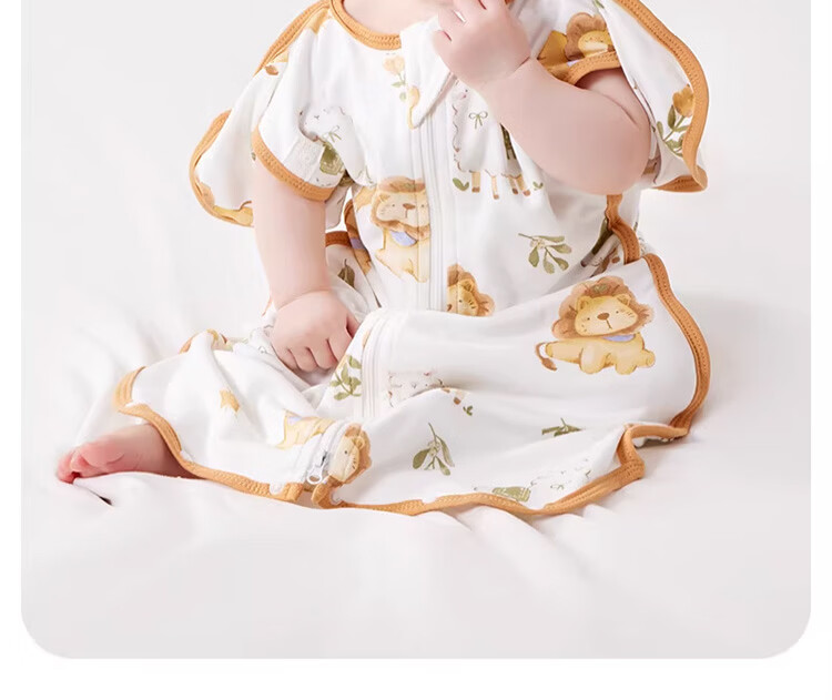 Kidsneed Baby Anti-Startle Sleep Sack Newborn Swaddle Sleep Bag Infant Spring Summer Cotton 0-6 Months Tummy Protection Kick-Proof Blanket 12