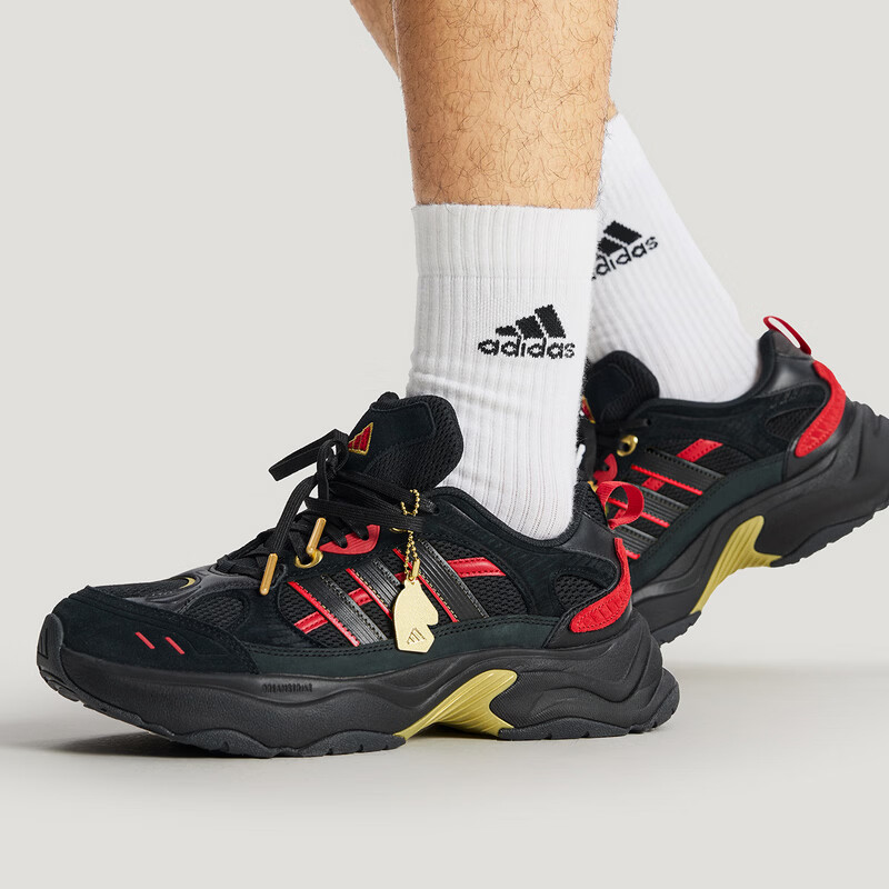 Adidas Sport Style Series Unisex XLG FIN PULSE CNY Casual Sneakers KI1845 Black Size 38 4