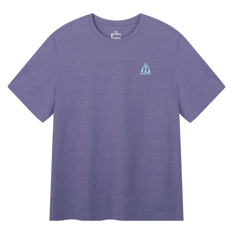 361° Men's Short Sleeve T-Shirt Spring Summer Sports Loose Casual Outdoor Quick-Dry Top Unisex 632623106-6