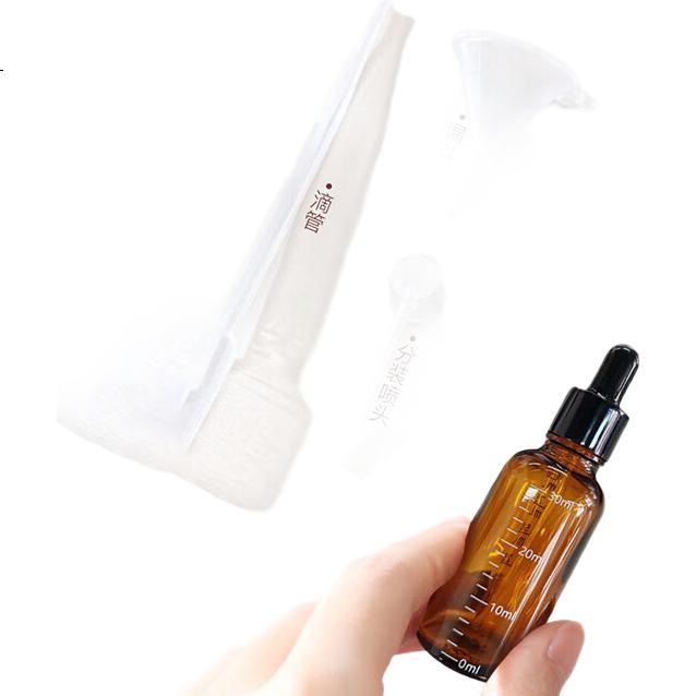 Флакон с пипеткой Liqing Essential Oil Dispenser Bottles [30 мл * 2], стеклянные флаконы с пипеткой, пустые флаконы, флаконы для духов с шкалой, маленькие флаконы для эссенции
