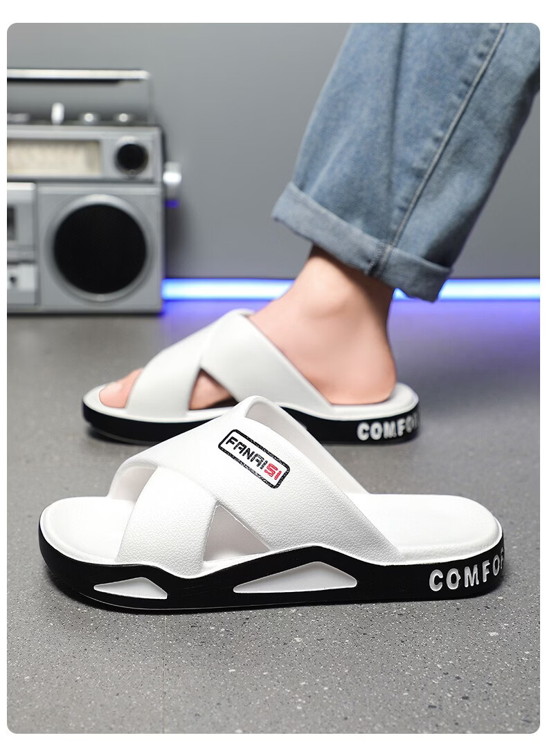 YUZHAOLIN Men's Fashion Sports Beach Slippers Comfortable Soft Sole Sandals 6